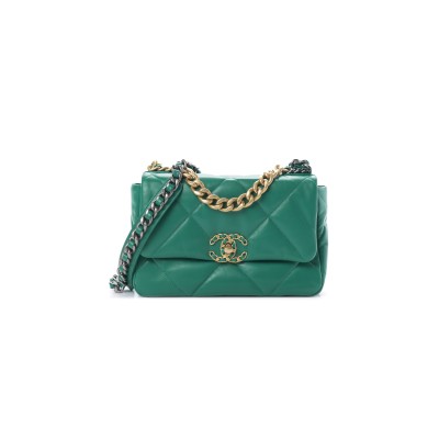 CHANEL MEDIUM 19 HANDBAG AS1160 B04852 NM378 (26*16*9cm)